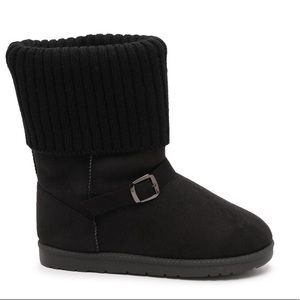 Brand New Women’s Size 6 Olivia Miller Kandi Winter Boots With Buckle In Black